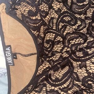 Low rise Y2K lace pants